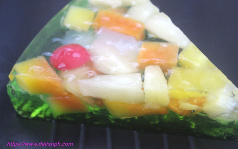 Fruit Cocktail Jelly Cake