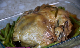 Pineapple Glazed Whole Chicken